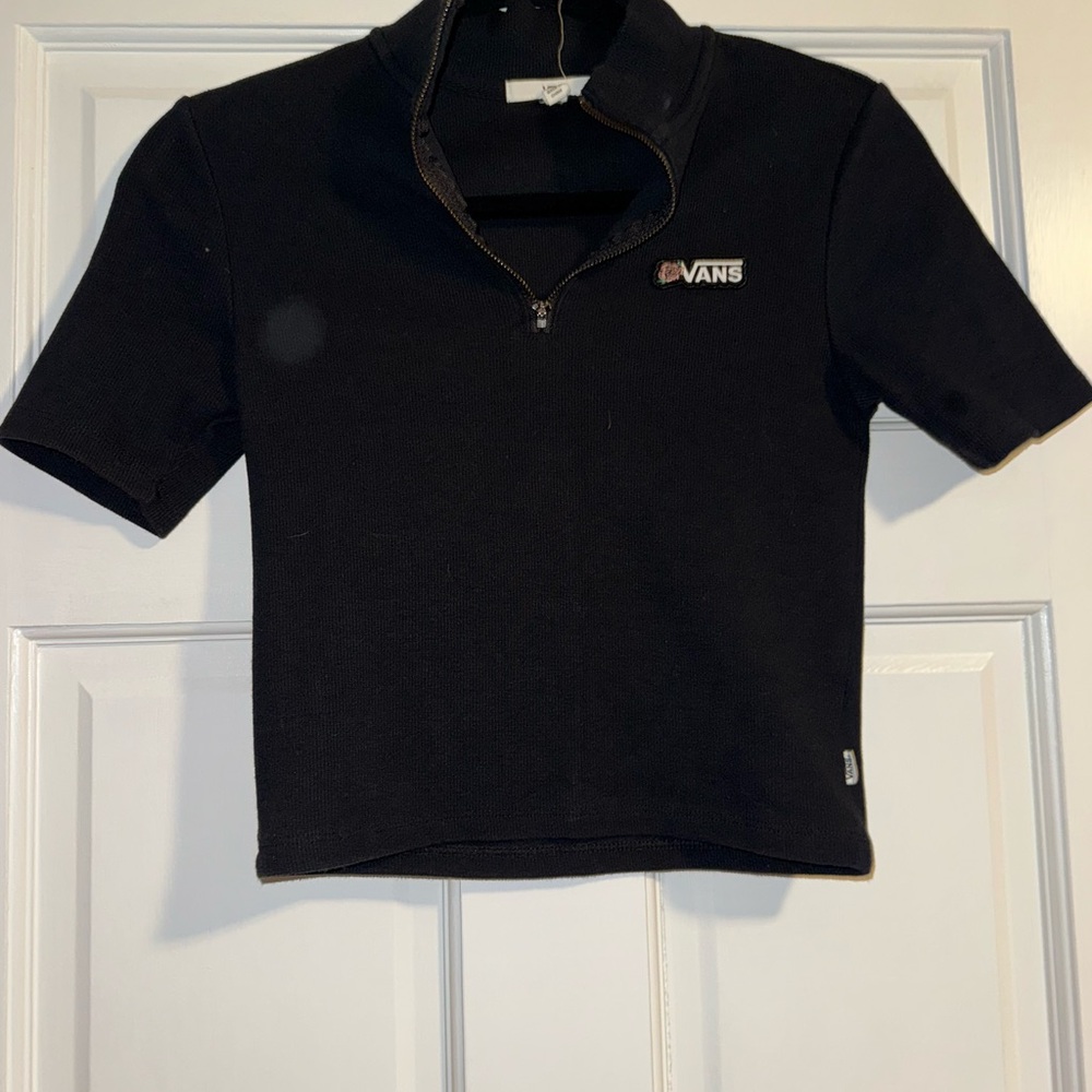 Vans Black Half-Zip Shirt